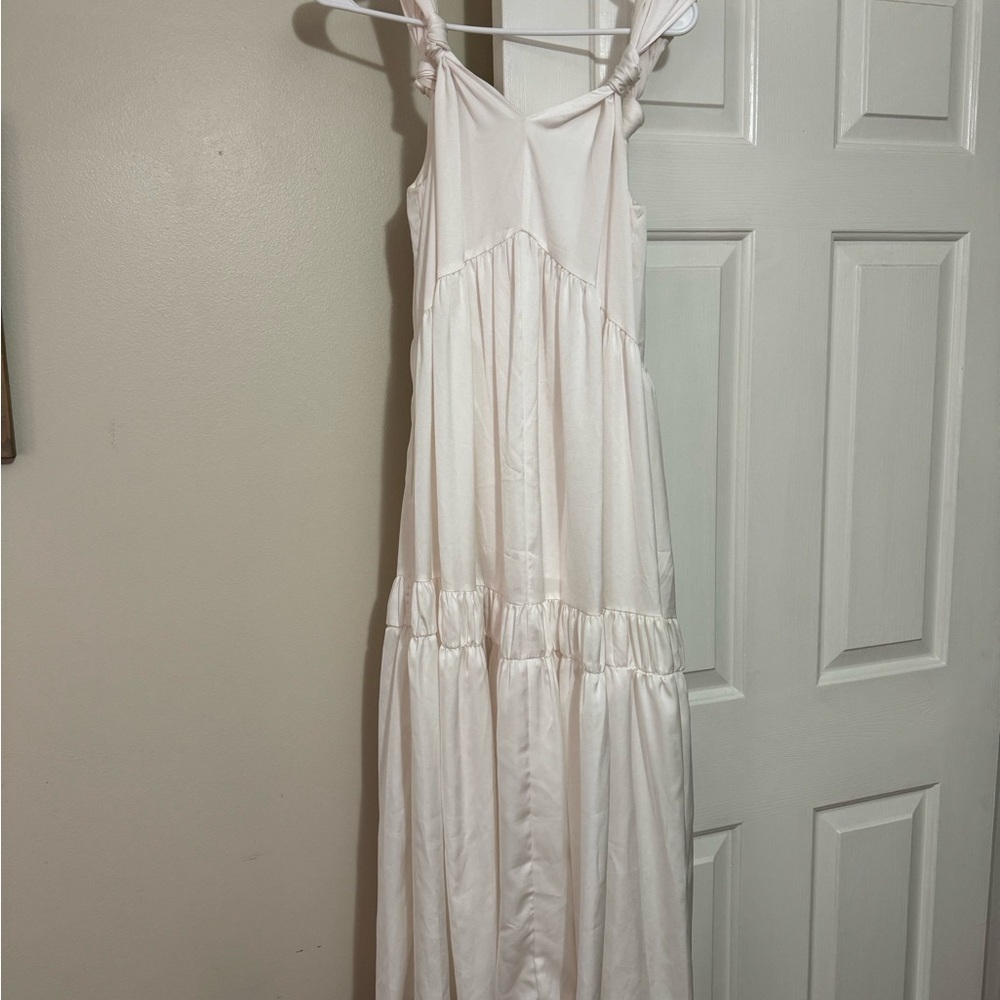 Mustard seed small white dress